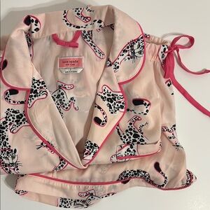 Kate Spade L Blush Jaguar Pajama Set